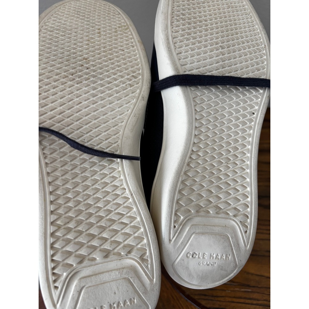 Cole Haan Mens Grand Crosscourt II Navy Blue Leather Sneakers C33990 Size 9 M